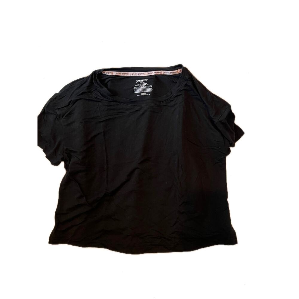 Joyspun Cropped Oversized Tee Shirt Womans M